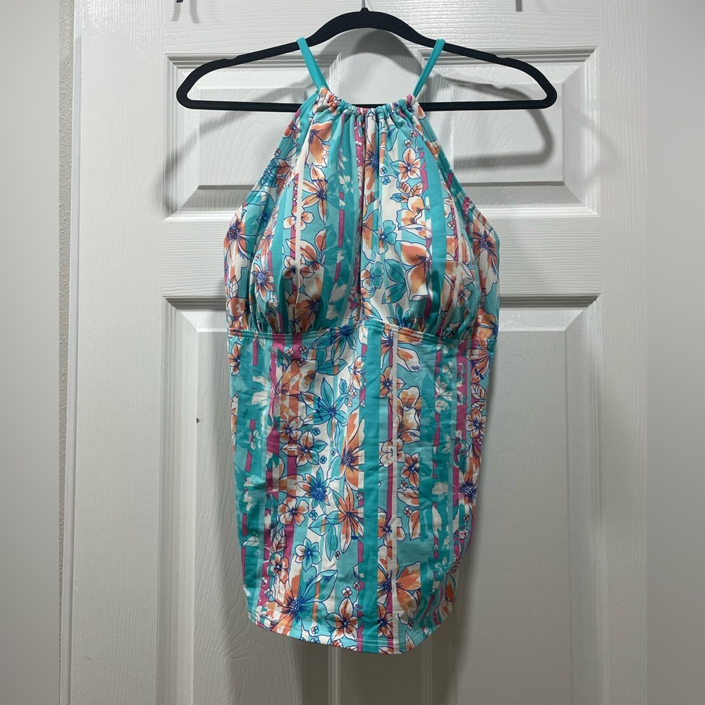 Lands End Tankini Swimsuit Top